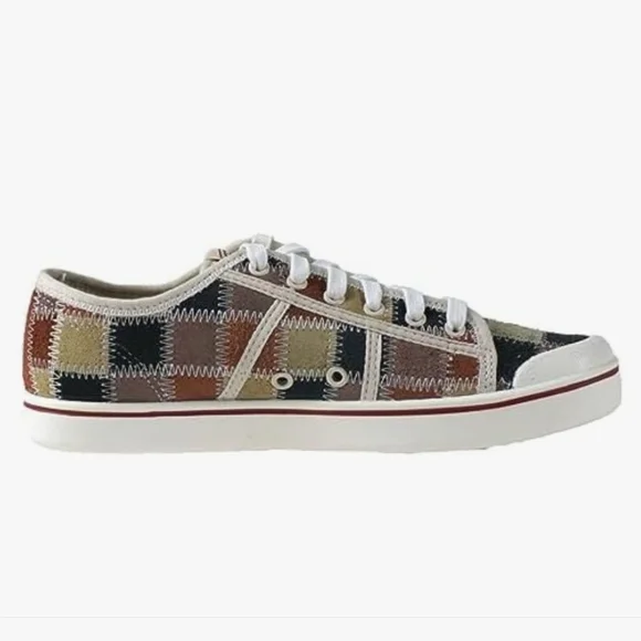 KEEN Eldon Harvest Leather Casual Sneakers - Patchwork NWT - Picture 2 of 5